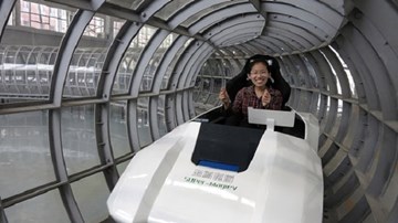 Trung Quốc thử nghiệm mô hình tàu siêu tốc chạy nhanh hơn máy bay