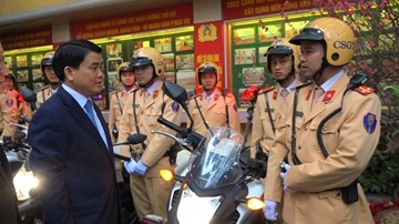Hà Nội kiểm tra công tác ứng trực đảm bảo an toàn giao thông đầu năm