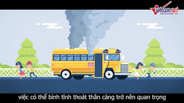 Bí kíp thoát thân cần thiết khi xe buýt bị lật, bị cháy
