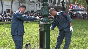Hà Nội sửa sang đường phố đón hội nghị thượng đỉnh Mỹ - Triều