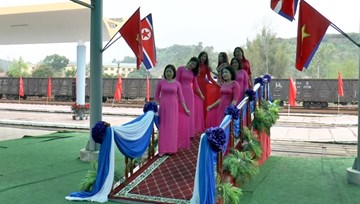 Hào hứng ‘check in’ ga Đồng Đăng, nơi đón, tiễn Chủ tịch Kim Jong-un