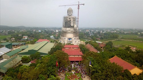 Chiêm ngưỡng đại tượng phật cao 60m, lớn nhất Đông Nam Á ở Hà Nội