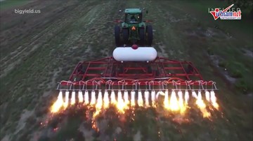 Máy phun lửa diệt cỏ từng bị lãng quên lại được 'hồi sinh'