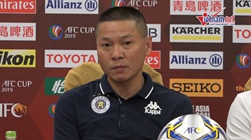 HLV Hà Nội FC: 'Quang Hải, Đình Trọng vắng mặt trận gặp Yangon'