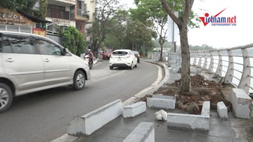 Vỉa hè Hà Nội sẽ được lát gạch bê tông vân đá