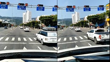 Đà Nẵng: Đoàn xe ô tô ngang nhiên vượt đèn đỏ trên đường Ngô Quyền