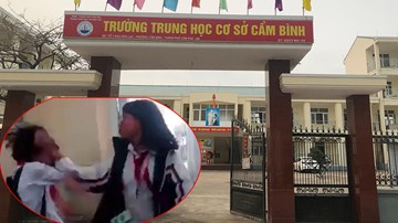 Vụ nữ sinh bị đánh túi bụi trong lớp: Đình chỉ hiệu trưởng và GV chủ nhiệm