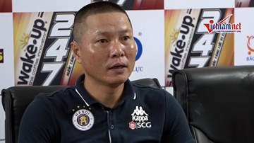 HLV Chu Đình Nghiêm 'chê' cầu thủ Hải Phòng chơi tiểu xảo