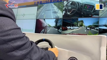 Công nghệ lái xe tự động cách hơn 1000km qua mạng 5G