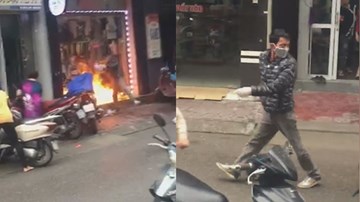 Đến đòi con bất thành, chồng cũ tẩm xăng đốt nhà vợ cũ ở Hải Phòng