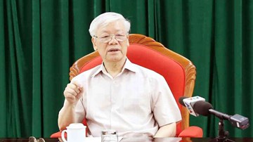 Tổng Bí thư, Chủ tịch nước Nguyễn Phú Trọng chủ trì họp lãnh đạo chủ chốt