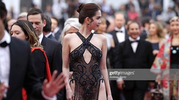 Ngọc Trinh diện váy xuyên thấu lộ nguyên vòng 3 tại LHP Cannes 2019