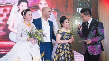 Thanh Bạch, Hồ Quang Hiếu cùng dàn nghệ sĩ mừng đám cưới nhạc sĩ A Tuân