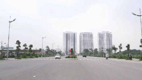 Ngắm đường mới rộng 50 mét, 8 làn xe ở quận Nam Từ Liêm
