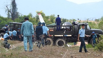 Máy bay quân sự rơi ở Khánh Hòa, 2 chiến sĩ hy sinh