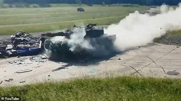 Xe tăng phi tốc độ cao, nghiền nát xế xịn BMW trong tích tắc