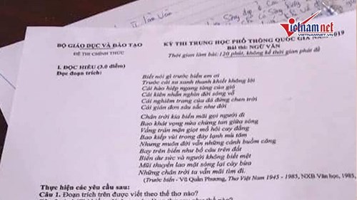 Phú Thọ: 13000 sĩ tử ‘vượt vũ môn’, 1 thí sinh chụp đề đăng MXH bị đình chỉ