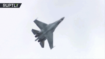 Du khách ngạc nhiên xem Su-35S nhào lộn thách thức quy luật vật lý
