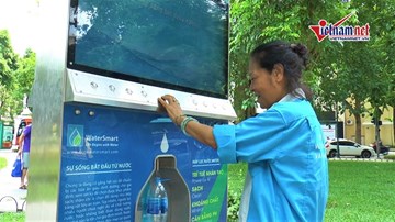 Bất ngờ với cây lọc nước trí tuệ nhân tạo đầu tiên ở Hà Nội