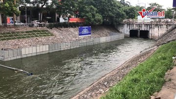 Nhận hơn 1 triệu khối nước hồ Tây, sông Tô Lịch xanh trong bất ngờ