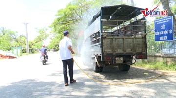 Ninh Thuận tiêu độc, khử trùng trên diện rộng ngăn dịch tả heo Châu Phi