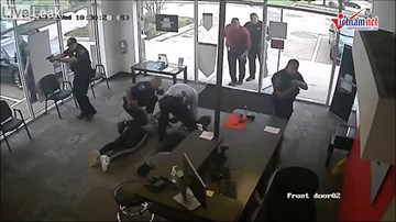 Cảnh sát Mỹ tóm gọn băng cướp như trong phim