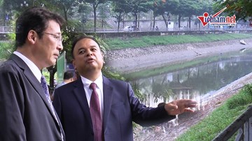 Xả nước hồ Tây vào sông Tô Lịch: Chuyên gia Nhật không đổ lỗi cho ai