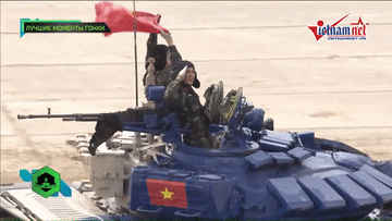 Đội tăng Việt Nam xuất sắc về nhì tại chung kết Tank Biathlon 2019