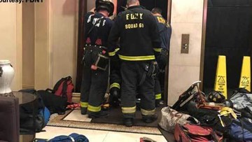 Kinh hoàng thang máy cao ốc rơi đột ngột, kẹp chết người