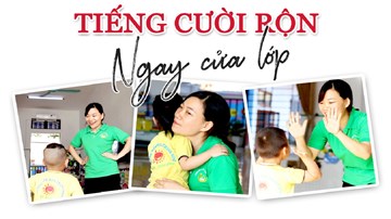 Màn chào hỏi đặc biệt theo ý trẻ của cô trò mầm non vào mỗi buổi sáng