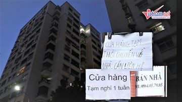 Chung cư tối om, cửa hàng đóng cửa sau vụ cháy Công ty Rạng Đông