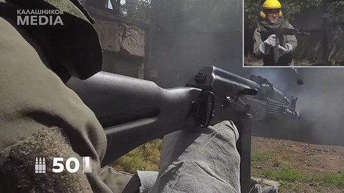 Nhà sản xuất Nga ‘thử lửa’ súng trường  AK-74M đến nổ nòng