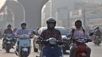 Ô nhiễm không khí có thời điểm ở mức xấu