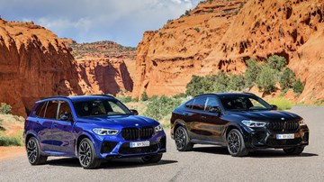 Bộ đội BMW X5 M và X6 M trình làng với khối động cơ mạnh mẽ 617 mã lực