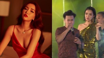 Bích Phương hốt hoảng vì bị khán giả giật micro để tìm con