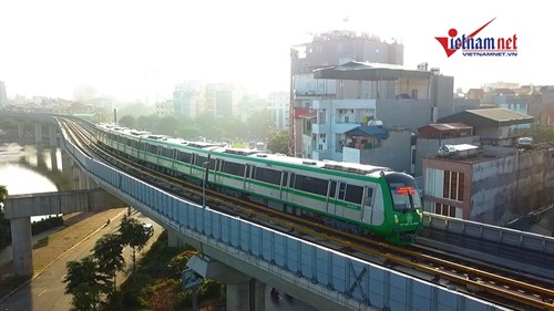 Đường sắt Cát Linh - Hà Đông chạy thử, chứng minh an toàn để nghiệm thu