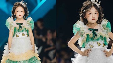 Cô bé vô gia cư thành tâm điểm khi lần đầu catwalk tại VIFW