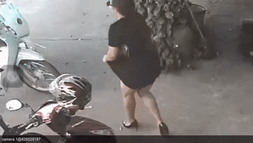 Người phụ nữ bắt trộm mèo giấu vào 'chỗ hiểm' khiến người xem ngỡ ngàng