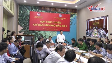 Cơn bão số 6 có đường đi dị thường, PTT Trịnh Đình Dũng chỉ đạo ứng phó