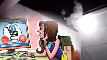 Chồng định nhảy lầu tự vẫn vì thói mua hàng online quá đà của vợ