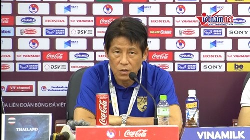 HLV Thái thán phục Việt Nam, thừa nhận áp lực trước trận đối đầu ở Mỹ Đình