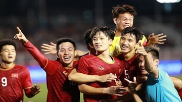 U22 Việt Nam thắng ngược Indonesia nhờ siêu phẩm phút 91