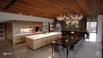 Bí mật ngôi biệt thự siêu đẹp trên đỉnh núi tuyết nhưng luôn ấm áp