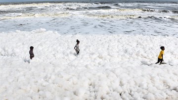 Sự thật đằng sau 'biển mây' xuất hiện ở bãi biển nổi tiếng nhất Ấn Độ