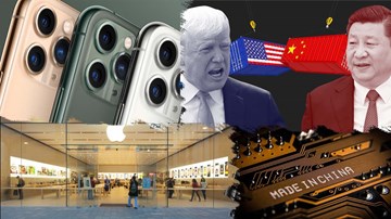 Trung Quốc cấm dùng thiết bị Mỹ, Apple thống trị thị trường smartphone