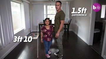 Câu chuyện tình yêu mang phép màu của cô gái chỉ cao 0,9m
