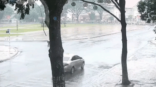 Qua ngã tư thiếu quan sát, ô tô tông người phụ nữ bay lên nóc capo