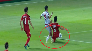 U23 Việt Nam 0-0 U23 UAE: VAR cứu cho U23 Việt Nam khỏi penalty