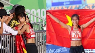 Chuyện cảm động về 'cô bé Grab' trở thành cô gái vàng SEA Games 30