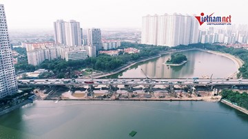 Hối hả thi công con đường 'giải cứu' cửa ngõ phía nam Thủ đô